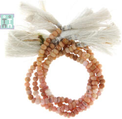  Opal Roz Margele Pietre Semipretioase Disc Fatetat - 4-7 x 7-9 mm