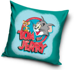Carbotex Tom és Jerry párnahuzat 40x40 cm zöld (CBX203001TJ)