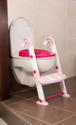 KidsKit WC fellépő lépcső, bili és szűkítő, 3 az 1-ben, fehér-rózsaszín-pink (600060257)
