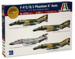 Italeri Avioane pentru modelul 1373 - F-4 C / D / J PHANTOM II ACES USAF-US Navy Vietnam ACES (1: 72) (33-1373)