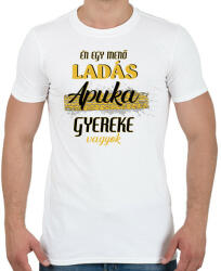 printfashion Ladás apuka gyereke vagyok - Férfi póló - Fehér (7280175)