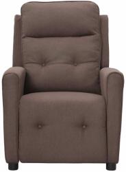 vidaXL Scaun de masaj, taupe, țesătură (342297)