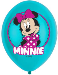 Amscan Lufi, latex, Minnie Mouse (türkiz) 27, 5 cm/ 6db