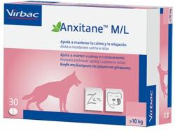 Virbac Anxitane M/L Supliment pentru ameliorarea stresului pentru caini si pisici de peste 10 kg, 30 tab