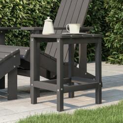 vidaXL Masă Adirondack de grădină, antracit, 38x38x46 cm, HDPE (318642)