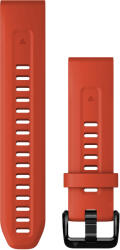 Garmin curea silicon QuickFit 20 - rosu Flame Red pentru Fenix 5s/ 6s/ 7s D2 Delta S (010-13102-02)