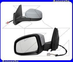 FORD MONDEO MK4 2007.04-2010.09 Visszapillantó tükör bal, elektromos, fűthető-aszférikus tükörlappal, kilépőfénnyel, fényezhető borítással /12pólushely/6-PIN/ FD1107324P