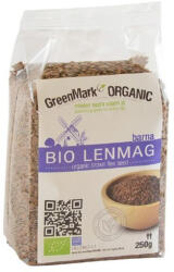 GreenMark Organic bio barna lenmag 250g