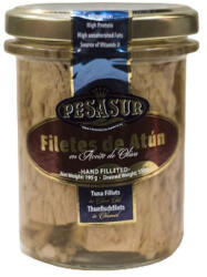 Pesasur tonhal filé olívaolajban, üvegben 195g