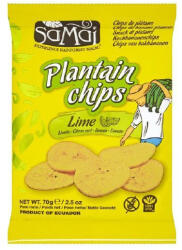 SAMAI főzőbanán chips - lime 70g