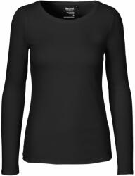 Neutral Tricou cu mânecă lungă pentru femei din bumbac organic Fairtrade - Neagră | XS (NE-O81050-1000133592)