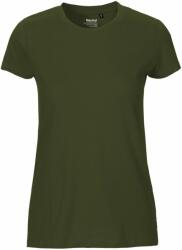 Neutral Tricou Fit pentru femei din bumbac organic Fairtrade - Military | XL (NE-O81001-1000133494)