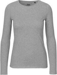 Neutral Tricou cu mânecă lungă pentru femei din bumbac organic Fairtrade - Sportiv gri | L (NE-O81050-1000133625)