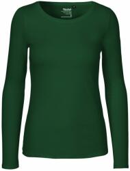 Neutral Tricou cu mânecă lungă pentru femei din bumbac organic Fairtrade - Verde de sticlă | XS (NE-O81050-1000212312)