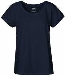 Neutral Tricou Loose Fit pentru femei din bumbac organic Fairtrade - Albastru marin | XL (NE-O81003-1000212238)