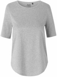 Neutral Tricou cu mânecă 3/4 pentru femei din bumbac organic Fairtrade - Sportiv gri | M (NE-O81004-1000278469)