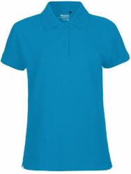 Neutral Tricou polo Classic pentru femei din bumbac organic Fairtrade - Albastru safir | XS (NE-O22980-1000211738)