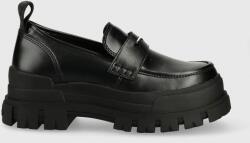 Buffalo mokaszin fekete, női, platformos - fekete Női 38