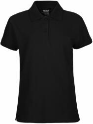 Neutral Tricou polo Classic pentru femei din bumbac organic Fairtrade - Neagră | 2XL (NE-O22980-1000133002)