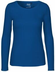 Neutral Tricou cu mânecă lungă pentru femei din bumbac organic Fairtrade - Albastru regal | XS (NE-O81050-1000237359)