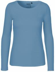 Neutral Tricou cu mânecă lungă pentru femei din bumbac organic Fairtrade - Dusty indigo | L (NE-O81050-1000304264)