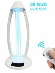 Safe UVC Lampa UV-C cu dubla sterilizare, telecomanda si timer, 38W - 60 mp