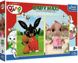 Trefl Bing és barátai kétoldalas maxi puzzle színezővel 2x10 db-os (43002)