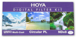 Hoya Digital szűrő szett (UV(C), CPL, NDx8) (37mm) (YKITDG037)