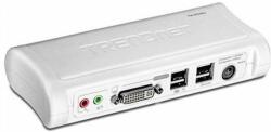 TRENDnet Switch KVM TRENDnet TK-204UK, 2 Porturi, DVI, USB (TK-204UK)