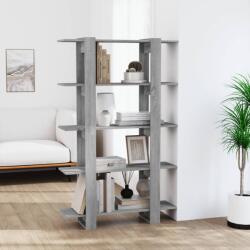 vidaXL Bibliotecă/Separator cameră, gri sonoma, 100x30x160 cm (813561) Biblioteca