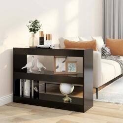 vidaXL Bibliotecă/Separator cameră, negru, 100x30x72 cm (811737) Biblioteca