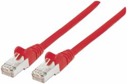 Intellinet Cablu SFTP Cat7 PIMF cu mufa Cat6A 1m cupru SOLID rosu 740692 Intellinet RJ45 tata - RJ45 tata (740692)