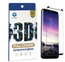 LITO Samsung S22 Plus Lito 3D Curved Üvegfólia - Fekete