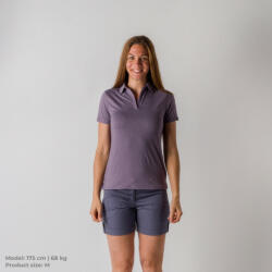 Northfinder Tricou polo femei Chaya purplemelange (107112-559-105)