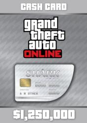 Rockstar Games Grand Theft Auto Online - $1, 250, 000 Great White Shark Cash Card elektronikus licensz