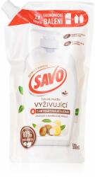 SAVO Shea Butter & Ginger Săpun lichid pentru mâini rezervă 500 ml