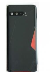 ASUS ROG Phone 3 ZS661KS akkufedél (hátlap) ragasztóval kamera lencsével, fekete gyári