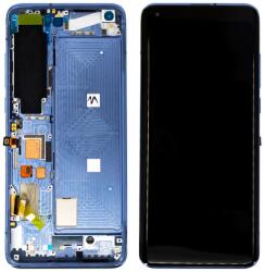 Xiaomi Mi 10 Pro, Mi 10 5G (S J1 2020) Előlap keret+LCD Kijelző+Érintőüveg (56000400J100) Szürke, Service pack