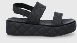 ALDO sandale Cossette femei, culoarea negru, cu platforma PPYY-OBD0JB_99X