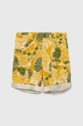 United Colors of Benetton pantaloni scurți din bumbac pentru copii culoarea galben, PPYY-SZB050_18X