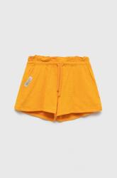 United Colors of Benetton pantaloni scurți din bumbac pentru copii culoarea portocaliu, neted PPYY-SZG02Z_22X