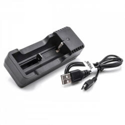 utángyártott USB akkutöltő lítium cellákhoz: 18500 18650 14500 18350 - VHBW (800117714)