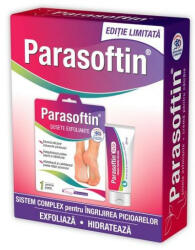 Zdrovit Parasoftin sosete exfoliante + Crema pentru calcaie Silk - 50ml
