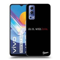Picasee Fekete szilikon tok az alábbi mobiltelefonokra Vivo Y52 5G - Do it. With love