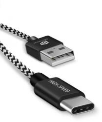 Dux Ducis Cablu DuxDucis K-One USB Type C 1m 2.1A alb/negru (DUX DUCIS USB C) - sogest