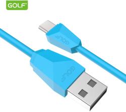 GOLF Cablu USB la USB Type C Golf Diamond Sync Cablu albastru 1m 2A GC-27t (GC-27t-CYAN) - sogest