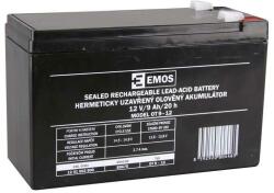 EMOS Acumulator plumb acid 12V 9Ah 151x65x95mm Faston 230-6.4MM Emos (OT9-12)