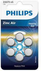 Philips Baterii auditive ZA675 1.4V ZINC AIR blister 6buc PHILIPS (PH-ZA675B6A/0) - sogest