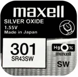 Maxell Baterie ceas Maxell SR43SW V301 AG12 1.55V oxid de argint 1buc (301-MAXELL) - sogest