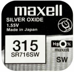 Maxell Baterie ceas Maxell SR716SW V315 1.55V oxid de argint 1buc (315-MAXELL) - sogest Baterii de unica folosinta